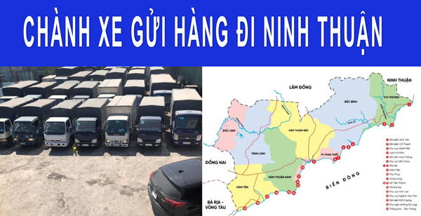 Chành xe gửi hàng đi Ninh Thuận